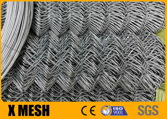 6061 Aluminium Diamond Chain Link Mesh Anggar ASTM A 491 Tahan Lama